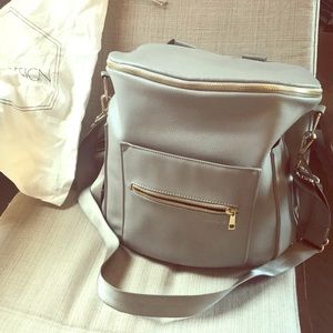 Fawn Design Diaper Bag in Grey